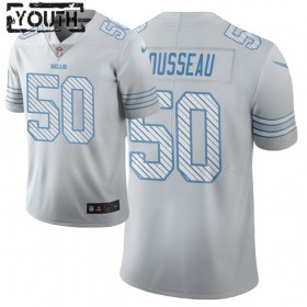 Buffalo Bills Tröjor Gregory Rousseau 50 Nike Vit 2021 NFL Draft - Barn